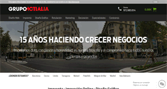 Desktop Screenshot of grupoactialia.com
